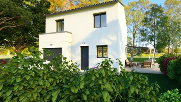 villa contemporaine 3 chambres + garage à Vauvert (30600)