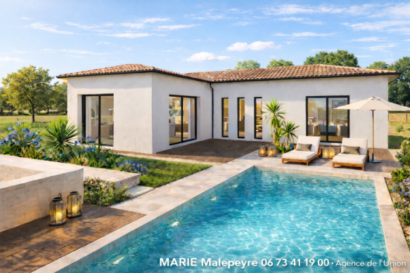Terrain viabilisé + Maison Neuve de 100m² à Lanta – cadre idéal proche écoles et commodités