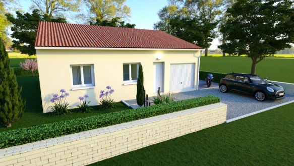 Maison de 85m² garage de 14m² 3 chambtres Noé 31410