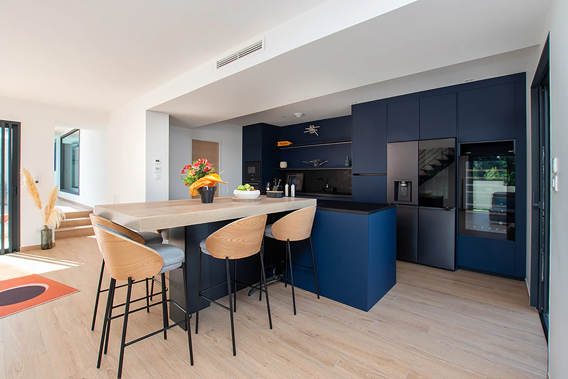 Maison neuve contemporaine à Beauzelle (31) – 190 m² sur-mesure avec piscine et patio paysager