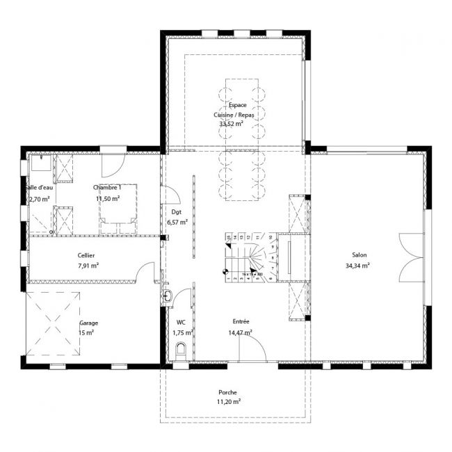 Plan-RDC-Modele-Sequoia-Demeures d'occitanie