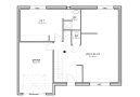 Plan de maison à étage toit plat contemporaine - RDC - Henné - Demeures d'Occitanie