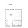 Cocoon 1 - Plan - Studio de jardin 30 m² - Demeures d'Occitanie