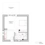 Cocoon 1B - Plan - Studio de jardin + mezzanine - 43 m² - Demeures d'Occitanie