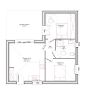 Cocoon 5 - Plan de Maison de jardin - 50 m² - 2 chambres - terrasse - Demeures d'Occitanie