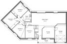 Plan de maison contemporaine 99 m² - Ebene