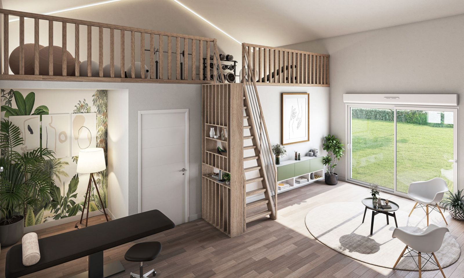 Cocoon 2B - Maison de jardin - 1 chambre - Mezzanine - 64 m² - Demeures d'Occitanie