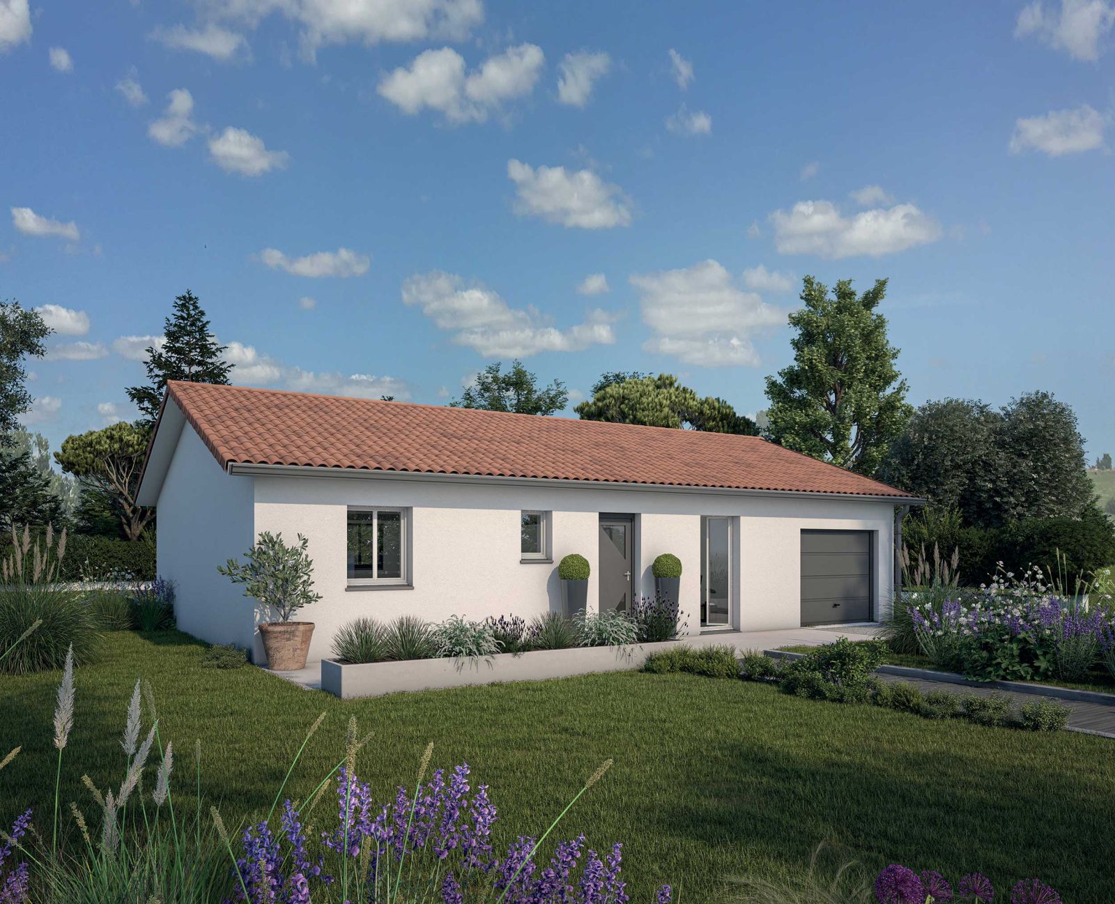 Modèle de maison traditionnelle de plain pied - Magnolia - Demeures d'Occitanie