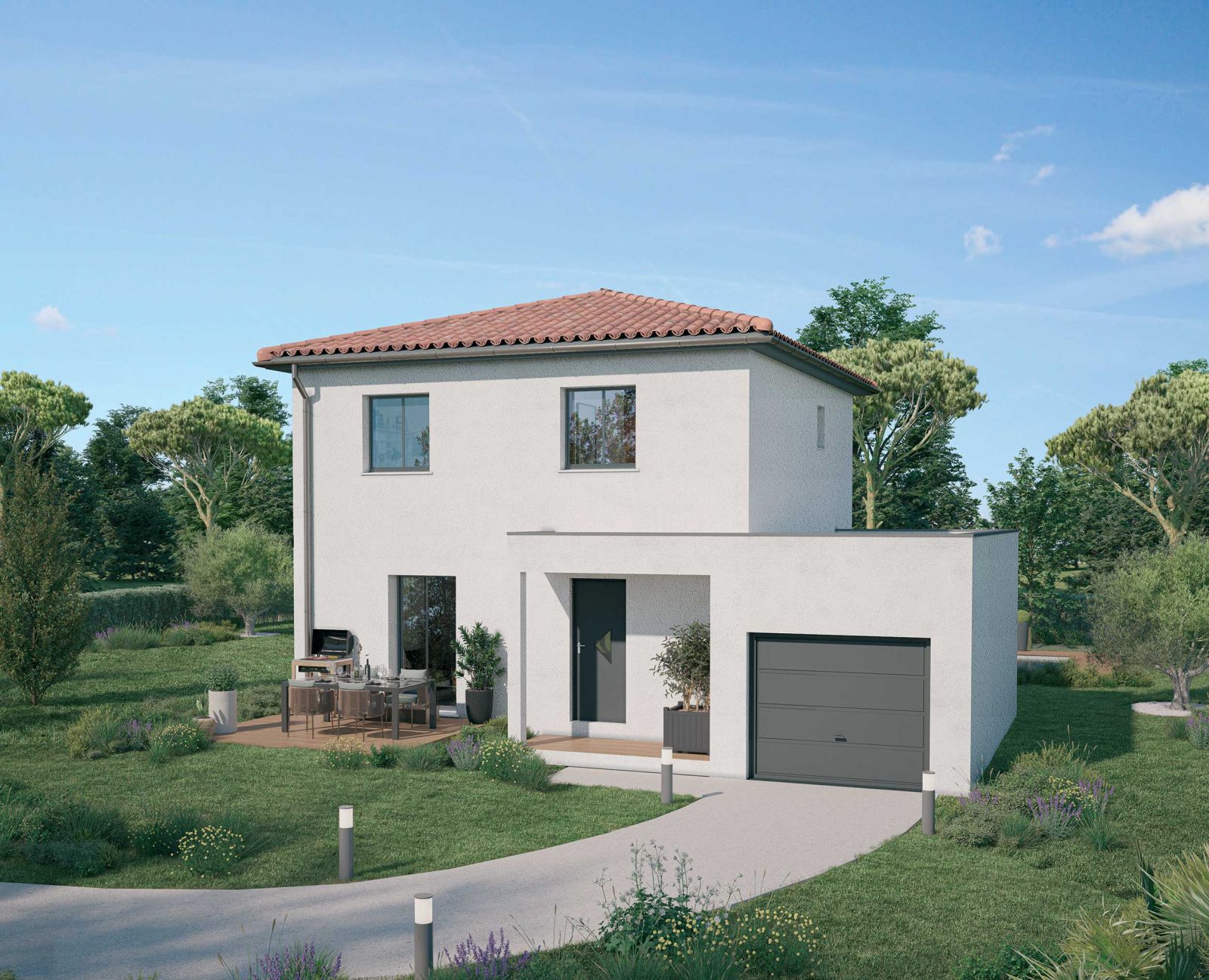 Modèle de maison traditionnelle à étage - Sequoia - Demeures d'Occitanie