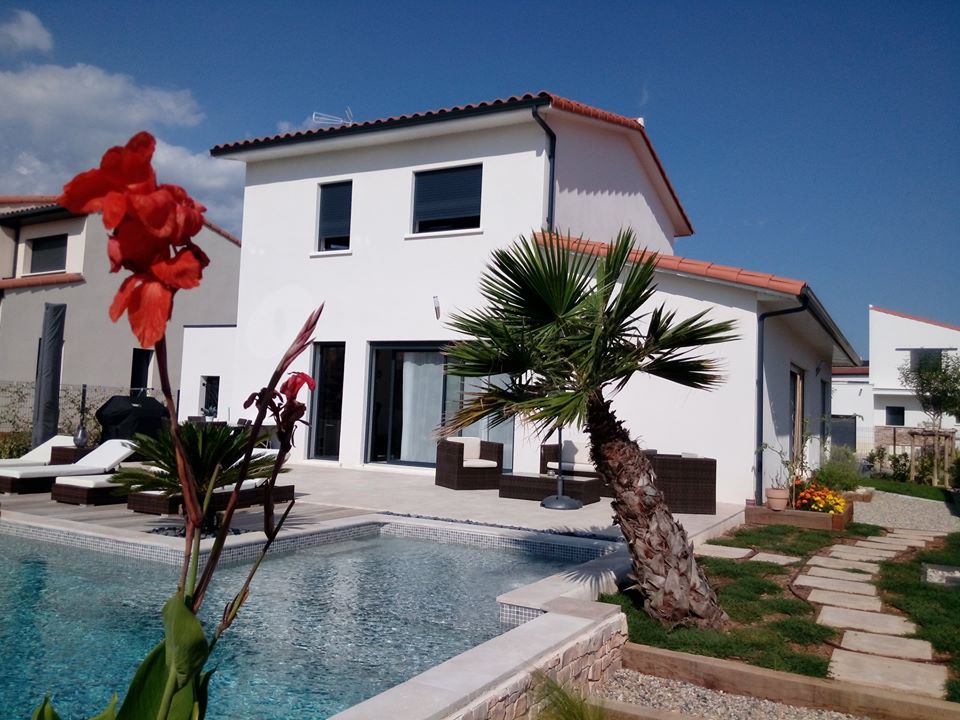 Maison Contemporaine à Pignan dans le Languedoc-Roussillon