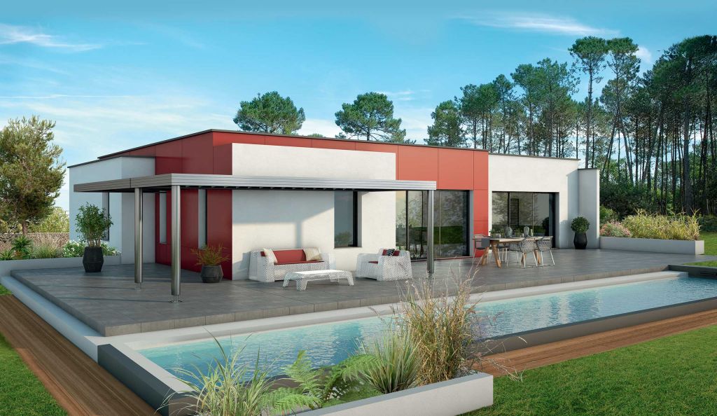 MODÈLE DE MAISON ACAJOU : VILLA AU DESIGN ULTRA CONTEMPORAIN