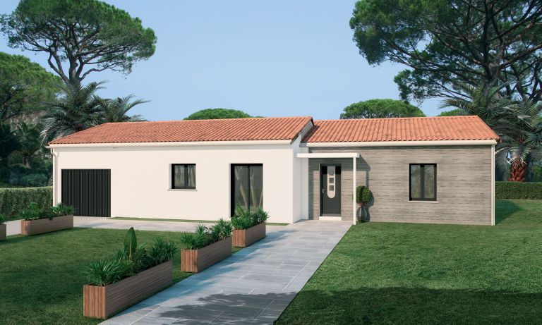 Villa neuve 3 chambres avec garage