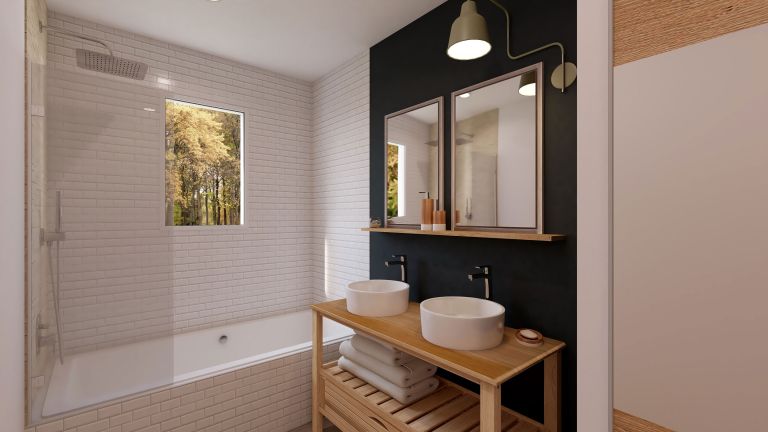 Modèle de maison Epicea - decoration salle de bain - DO