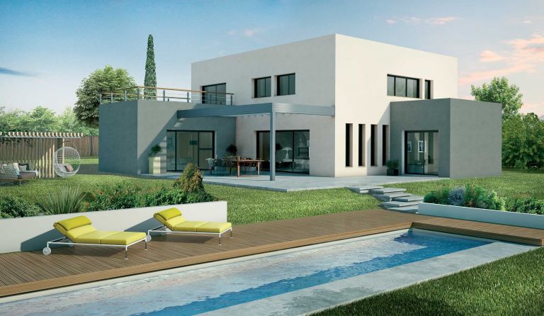 Villa d'architecte de 150 m² Avec un double garage de 30 m²