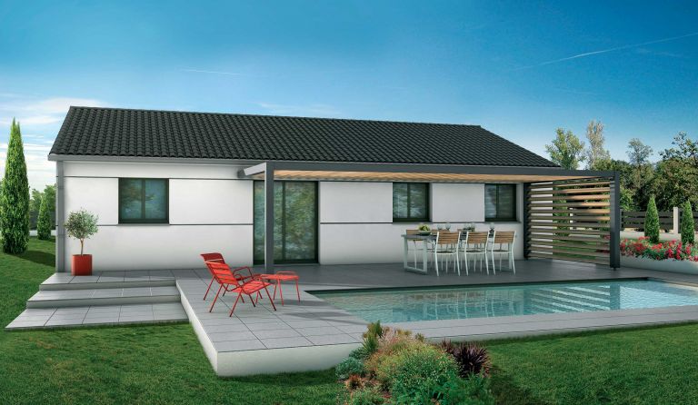 Terrain + villa 3 chambres avec garage à Thézan les Corbières (11200)