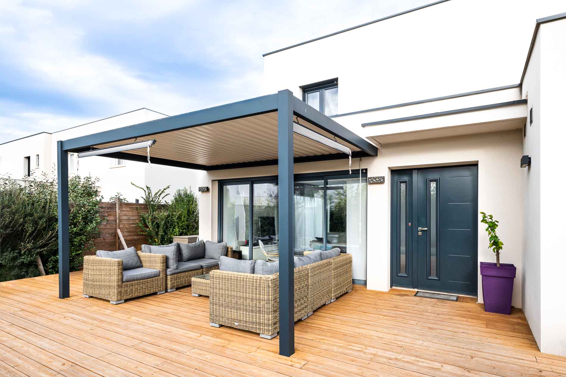 Villa contemporaine à étage à Saint Brès