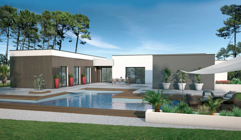 Villa contemporaine 151m² + double garage à Vigoulet Auzil 31320