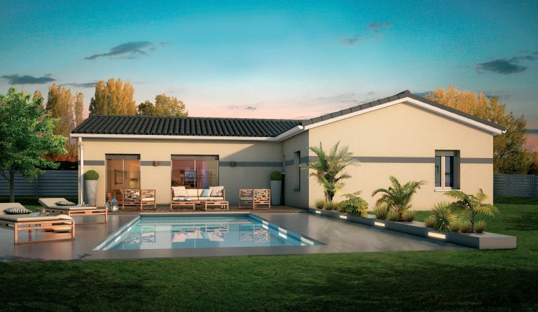 Castres, villa neuve T4 avec garage et terrain de 4500 m²